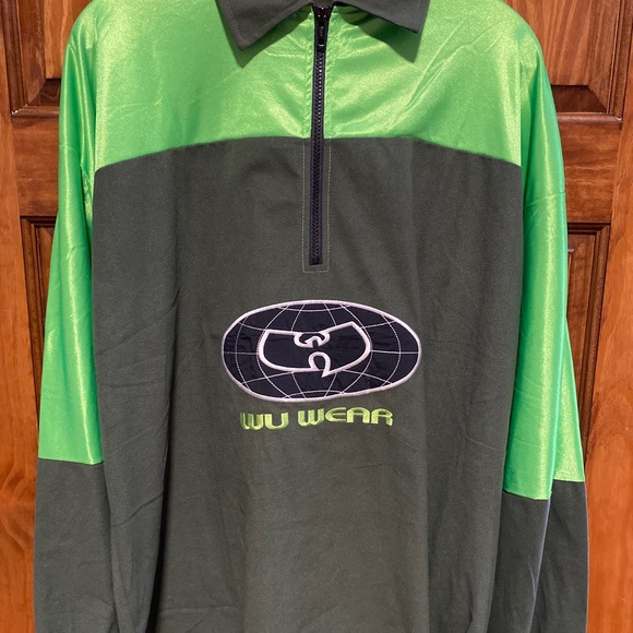 Vintage Other - Vintage Wu Wear 1/4 Zip Long Sleeve Pullover